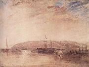 Joseph Mallord William Turner Schiffsverkehr vor der Landspitze von East Cowes oil